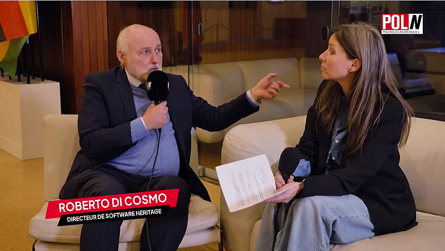 POL/N de Delphine SABATTIER avec Roberto di Cosmo qui a créé la bibliothèque d'Alexandrie du logiciel